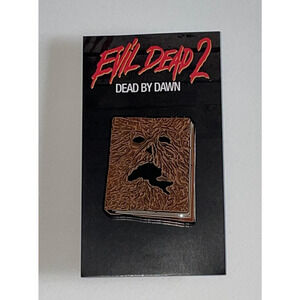 TRICK OR TREAT EVIL DEAD 2 NECROMICON ENAMEL PIN NEW